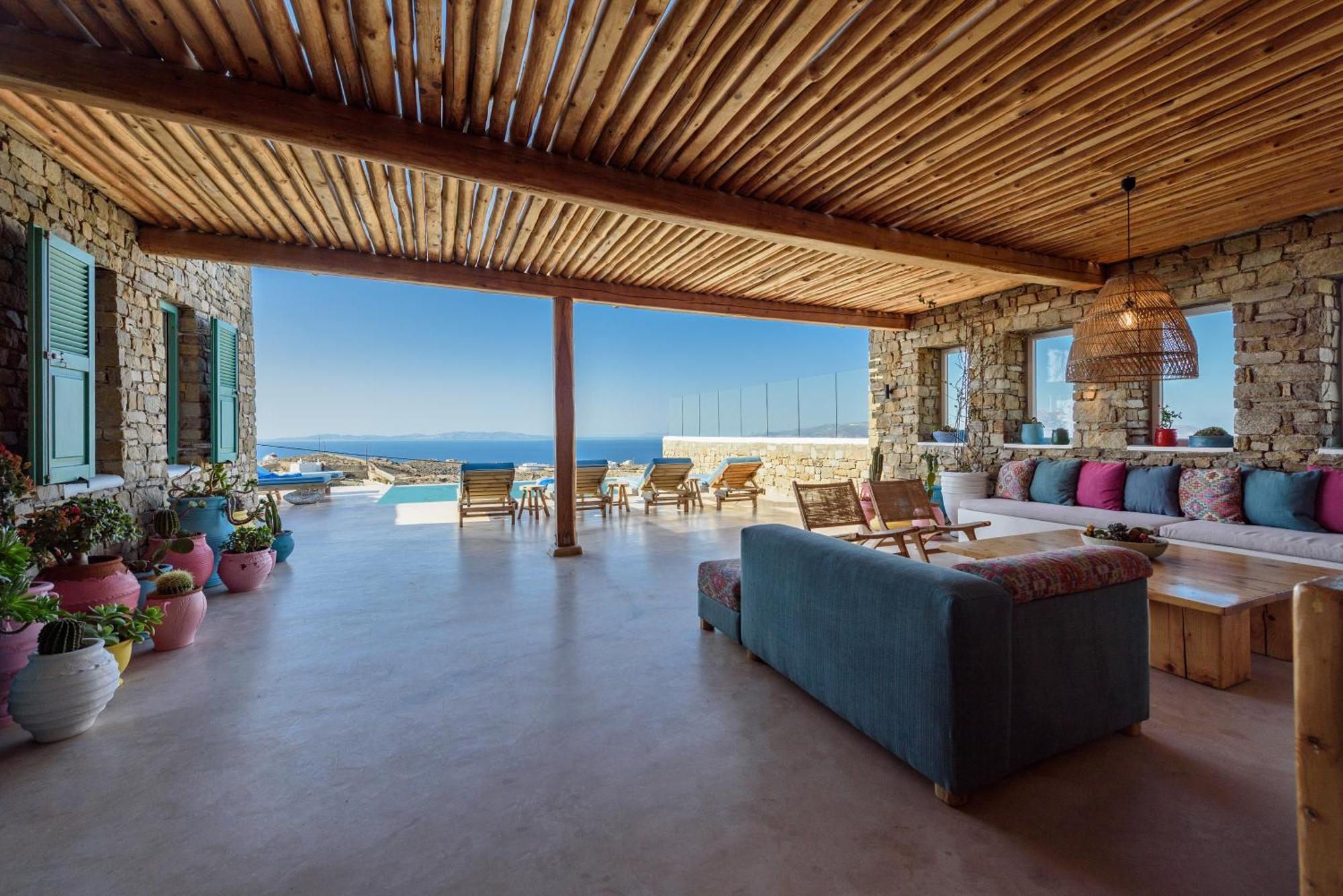 Villa Joy - Sunset Sea View Villa Mykonos Town Εξωτερικό φωτογραφία