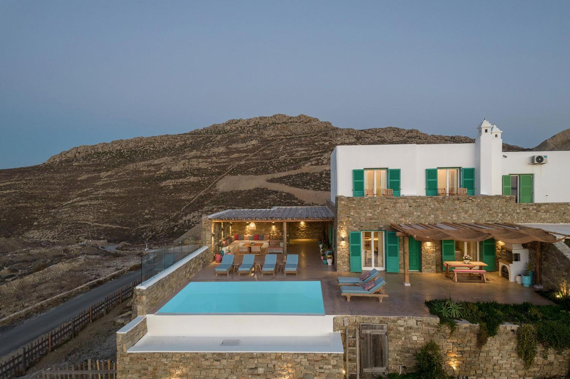 Villa Joy - Sunset Sea View Villa Mykonos Town Εξωτερικό φωτογραφία